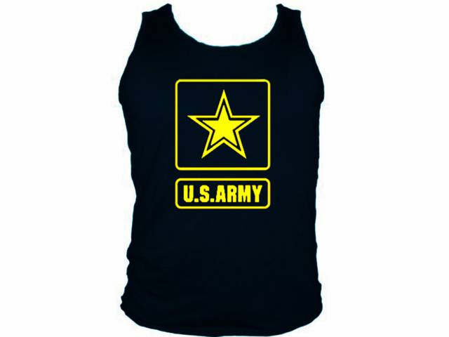 US army emblem military cheap mens sleeveless tank top